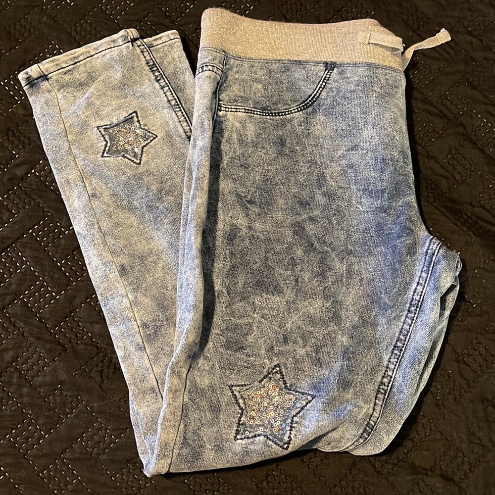 Denim sweatpant